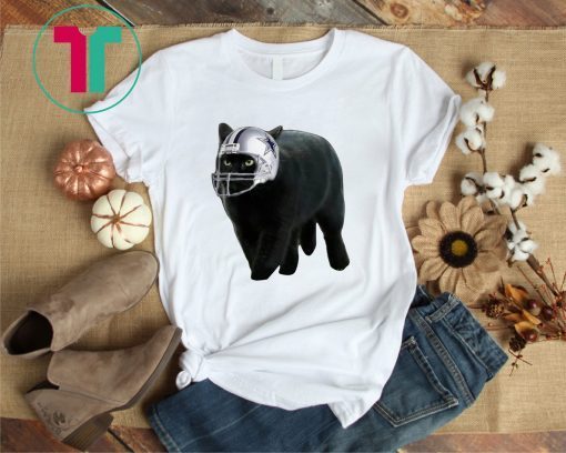 Funny Black Cat Dallas Cowboys T-Shirt