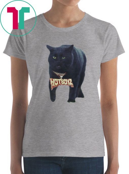 Black Cat Hot Boyz Funny T-Shirt