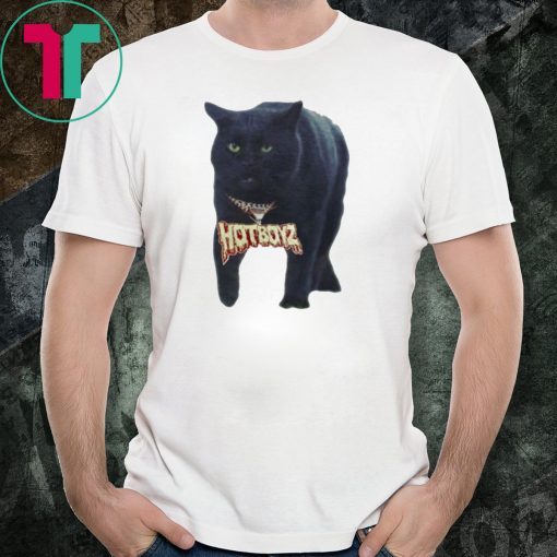 Black Cat Hot Boyz Funny T-Shirt