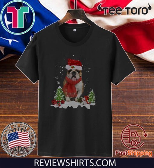 Bulldog Santa Clause Christmas Shirts