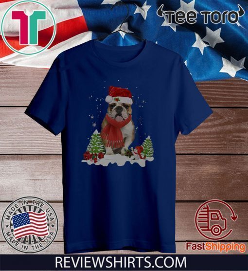 Bulldog Santa Clause Christmas Shirts