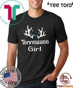 Christmas Reindeer Tennessee Girl Lovely Xmas T-Shirt