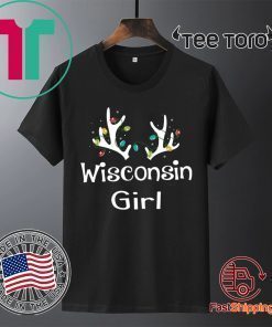 Christmas Reindeer Wisconsin Girl Shirt - Offcial Tee