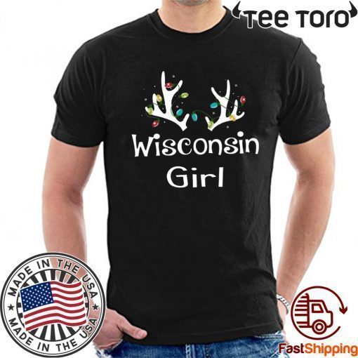 Christmas Reindeer Wisconsin Girl Shirt - Offcial Tee