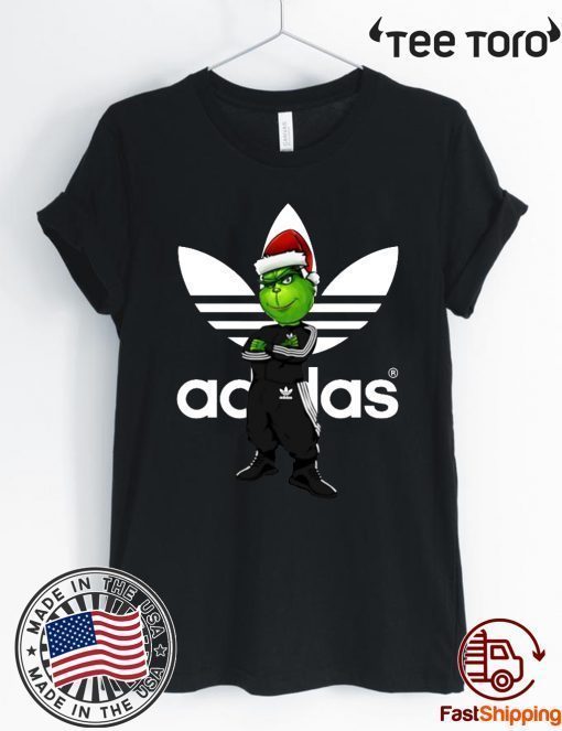 Original Christmas Santa Grinch Adidas T-Shirt