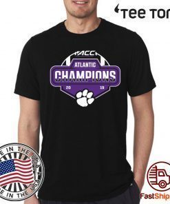 Clemson Tigers 2019 ACC Atlantic Football Division Champions Unisex T-Shirt