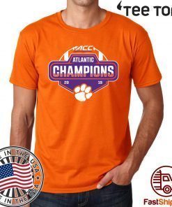 Clemson Tigers 2019 ACC Atlantic Football Division Champions Classic T-Shirt