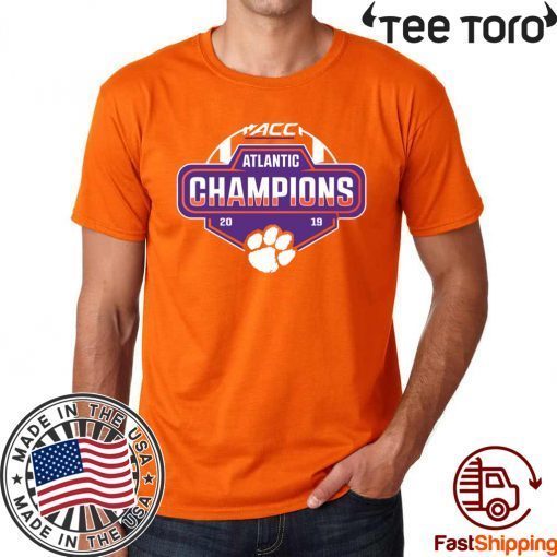 Clemson Tigers 2019 ACC Atlantic Football Division Champions Classic T-Shirt