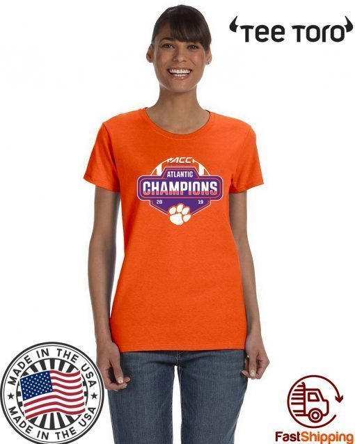 Clemson Tigers 2019 ACC Atlantic Football Division Champions Classic T-Shirt