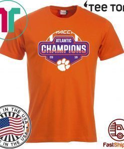 Clemson Tigers 2019 ACC Atlantic Football Division Champions Classic T-Shirt