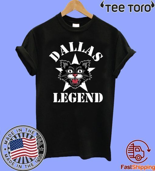 Dallas Football Black Cat Dallas Legend T-Shirt