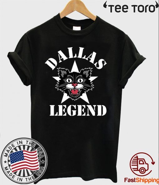 Dallas Football Black Cat Dallas Legend T-Shirt