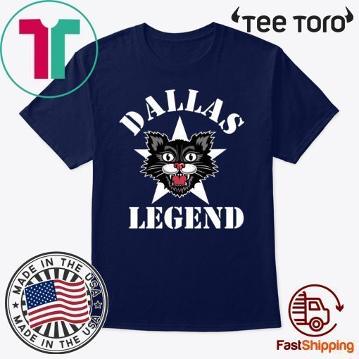 Dallas Football Black Cat Dallas Legend T-Shirt