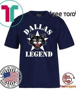 Dallas Football Black Cat Dallas Legend T-Shirt