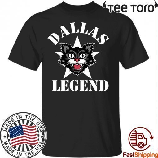 Dallas Football Black Cat Dallas Legend T-Shirt