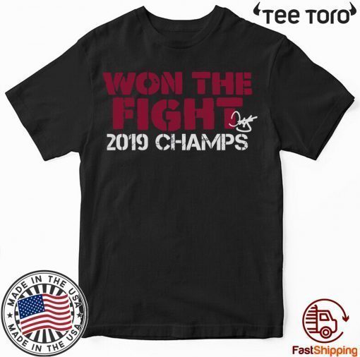 Dave Martinez, Won The Fight Shirt - Officially Licensed Tee Shirt