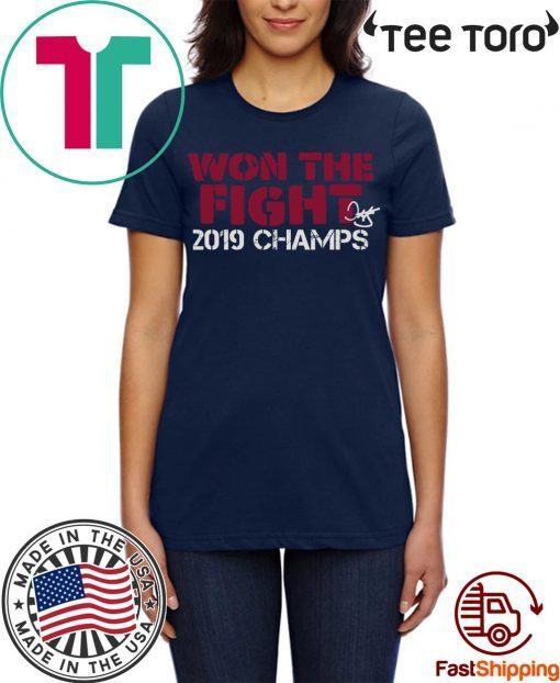 Dave Martinez, Won The Fight Shirt - Officially Licensed Tee Shirt