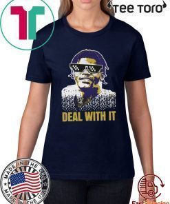 Deal With It Football Tee Shirt