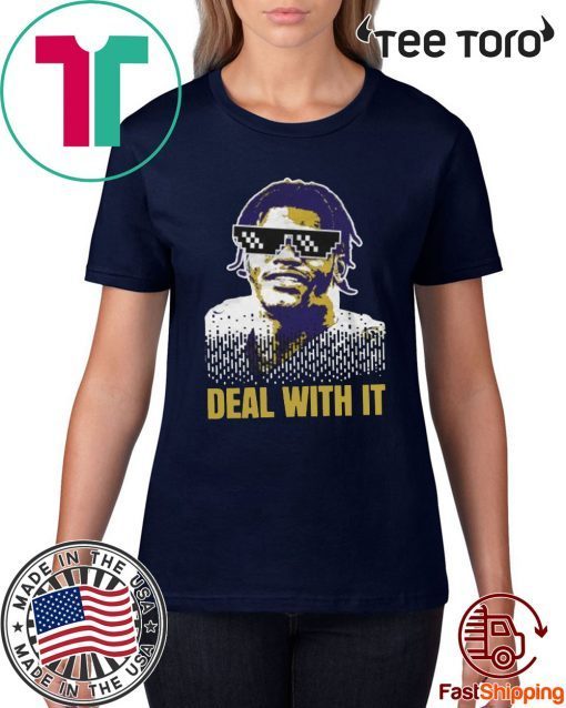 Deal With It Football Tee Shirt