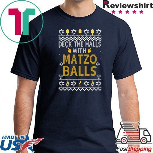 Deck the halls with matzo balls Christmas 2020 T-Shirts