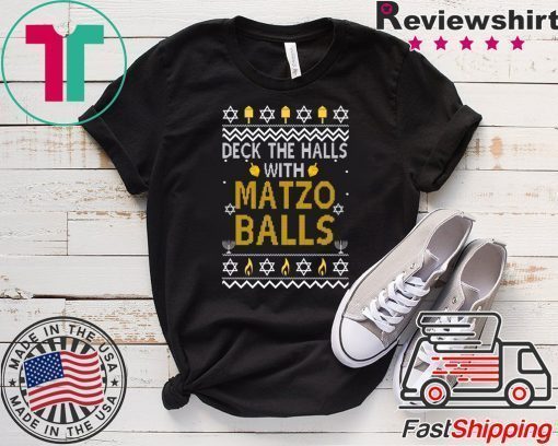 Deck the halls with matzo balls Christmas 2020 T-Shirts