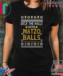 Deck the halls with matzo balls Christmas 2020 T-Shirts