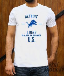 Offcial Detroit lions Salute To Service U.S T-Shirt