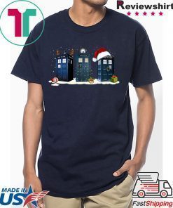 Doctor who tardis police box Christmas Shirt