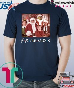 Friends tv show christmas movie characters shirt