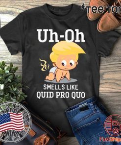 Funny Anti Trump Baby Quid Pro Quo T-Shirt Impeachment