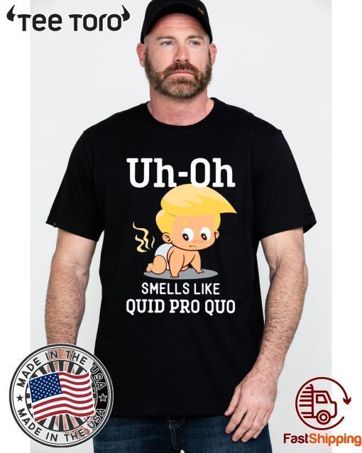 Funny Anti Trump Baby Quid Pro Quo T-Shirt Impeachment