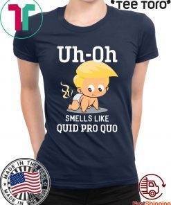 Funny Anti Trump Baby Quid Pro Quo T-Shirt Impeachment