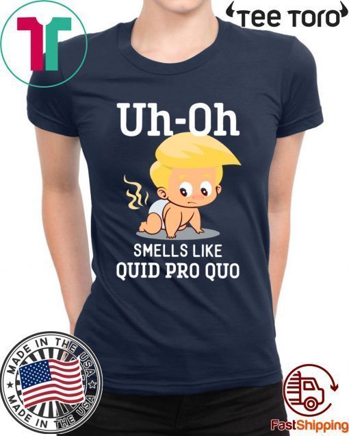 Funny Anti Trump Baby Quid Pro Quo T-Shirt Impeachment