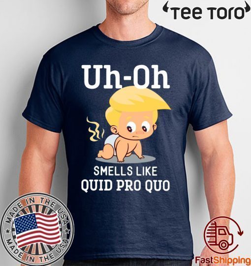 Funny Anti Trump Baby Quid Pro Quo Impeachment 2020 t-shirt