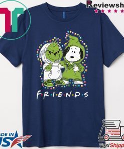 Funny Baby Grinch And Snoopy Friends Christmas Light Shirt