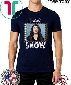 Gilmore Girls Lorelai I Smell Snow Christmas white 2020 T-Shirt