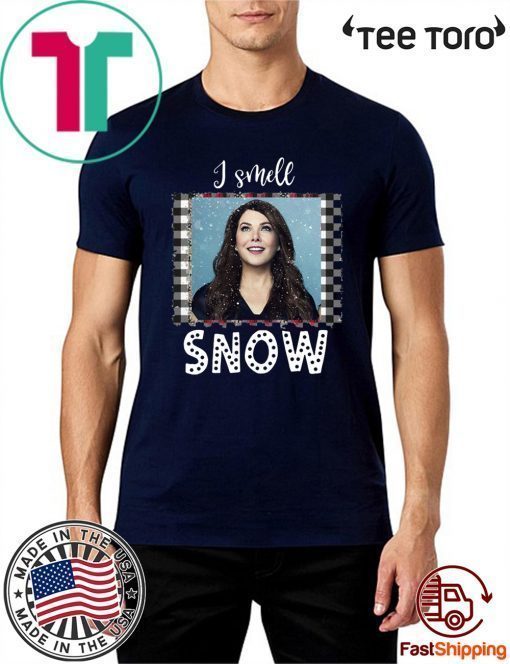 Gilmore Girls Lorelai I Smell Snow Christmas white 2020 T-Shirt