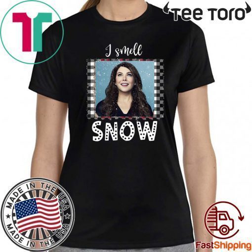 Gilmore Girls Lorelai I Smell Snow Christmas white 2020 T-Shirt