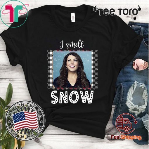 Gilmore Girls Lorelai I Smell Snow Christmas white 2020 T-Shirt