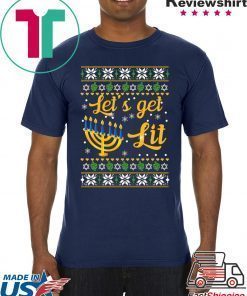 Hanukkah Let S Get Lit Christmas 2020 Shirt