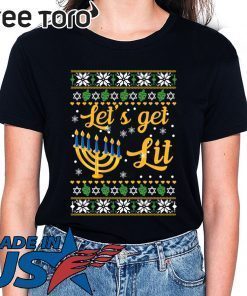 Hanukkah Let S Get Lit Christmas 2020 Shirt