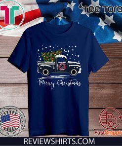 Houston Texans pickup truck Merry Christmas t-shirts