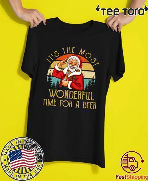 It's The Most Wonderful Time For A Beer Busch Light Beer 2020 T-Shirt