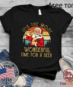 It's The Most Wonderful Time For A Beer Corona Light Beer Xmas Gift T-Shirt