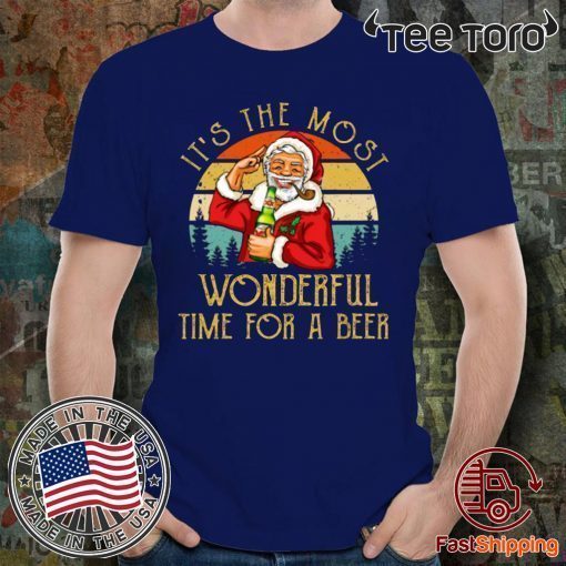 It's The Most Wonderful Time For A Beer Dos Equis Beer Xmas 2020 T-Shirt