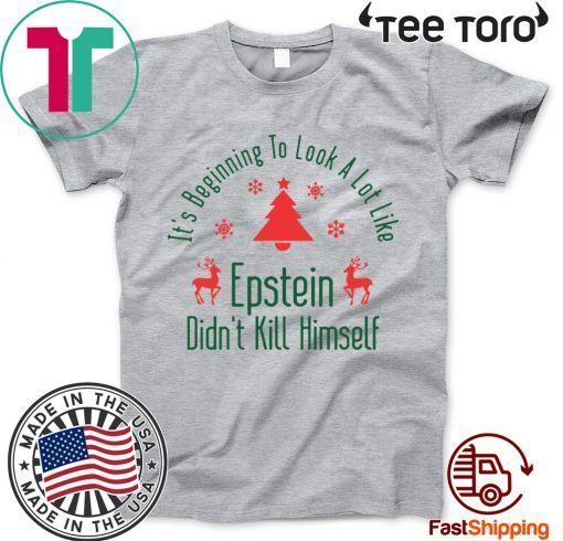 It’s Beginning To Look A Lot Like Epstein Didn’t Kill Himself Christmas Funny T-Shirt