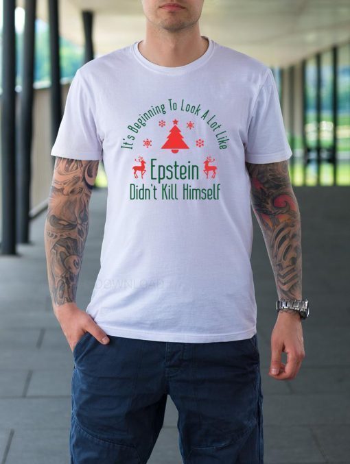 It’s Beginning To Look A Lot Like Epstein Didn’t Kill Himself Christmas Funny T-Shirt