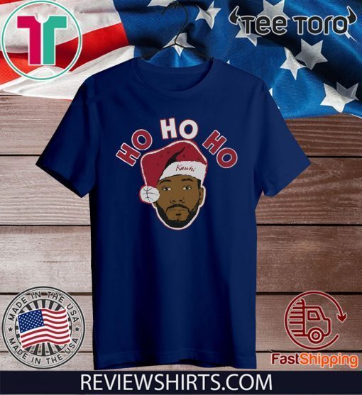 Kawhi Leonard Shirt - Ho Ho Ho T-Shirt