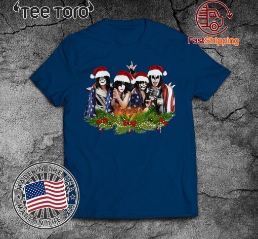 Kiss Band Xmas Vintage Tee Shirt