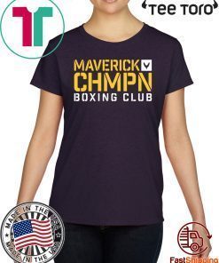 MAVERICK CHAMPION BOXING SHIRT - LIMITED EDITION